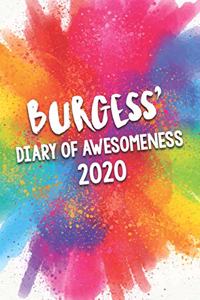 Burgess' Diary of Awesomeness 2020