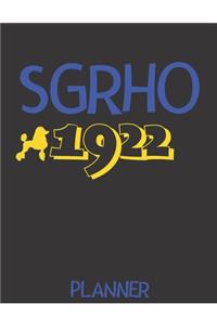 SGRho 1922 Planner