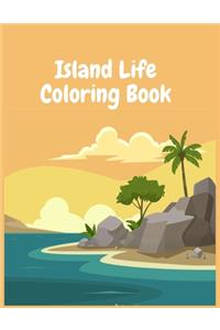 Island Life Coloring Book