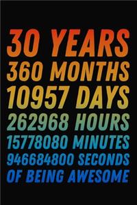 30 Years Of Being Awesome