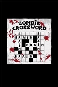 Zombie crossword brain brain brain