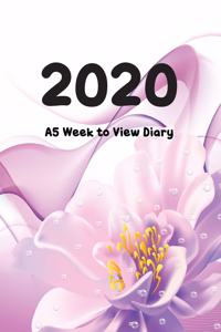 2020 A5 Week to View Diary