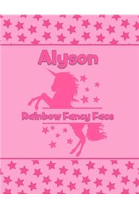 Alyson Rainbow Fancy Face