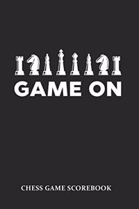 Game On Chess Game Scorebook