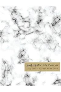 August 2018 - December 2019, 2018-19 Monthly Planner