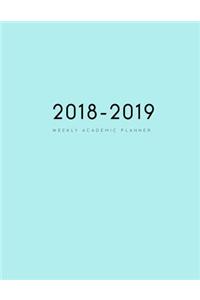 2018-2019 Weekly Academic Planner