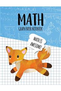 Math Graph Paper Notebook