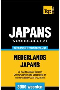 Thematische woordenlijst Nederlands-Japans - 3000 woorden
