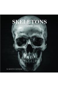 Skeletons Calendar 2019