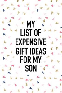 My List of Expensive Gift Ideas for My Son