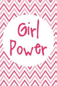 Girl Power: Blank Lined Notebook Journal Diary Composition Notepad 120 Pages 6x9
