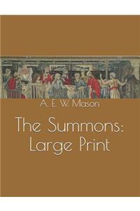 The Summons: Large Print