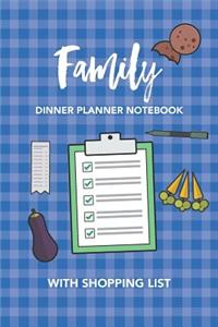 Family Dinner Planner Journal