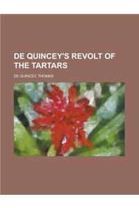 de Quincey's Revolt of the Tartars