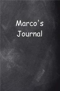 Marco Personalized Name Journal Custom Name Gift Idea Marco