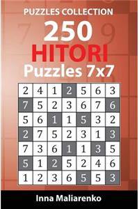 250 Hitori Puzzles 7x7