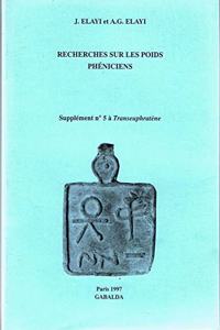 Recherches sur les poids phéniciens
