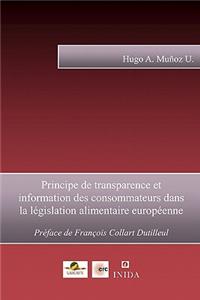 Principe de transparence et information des consommateurs dans la législation alimentaire européenne