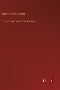 Extrait des mémoires inédits