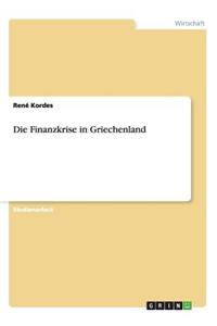 Finanzkrise in Griechenland