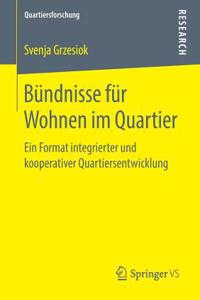 Bündnisse Für Wohnen Im Quartier