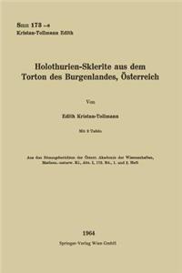 Holothurien-Sklerite Aus Dem Torton Des Burgenlandes, Österreich