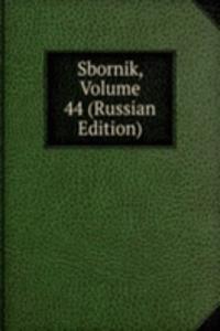 SBORNIK VOLUME 44 RUSSIAN EDITION