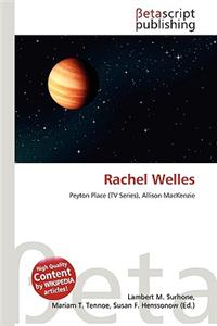 Rachel Welles