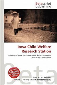 Iowa Child Welfare Research Station