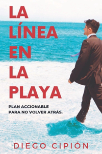 línea en la playa