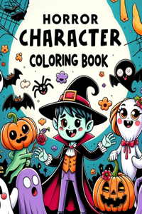 Horror Character Coloring Book