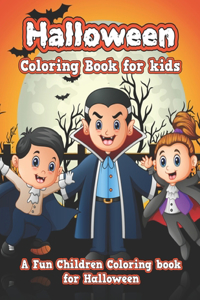 Halloween coloring book for kids