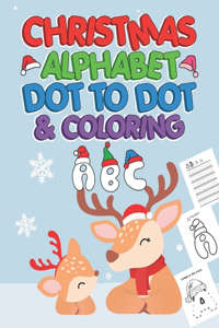 Christmas Alphabet Dot To Dot and Coloring