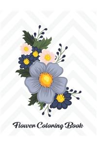 Flower coloring Book