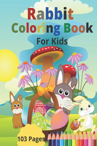 Rabbit Coloring Book For Kids!
