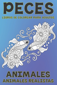 Libros de colorear para adultos - Animales realistas - Animales - Peces