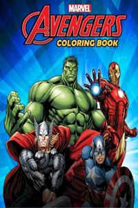 Avengers coloring book: the Amazing Coloring Book for kids & adults, 44-coloring pages