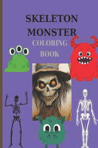 Skeleton Monster Coloring Book