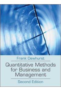 Quantitative Methods for Business and Management