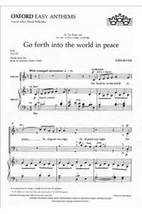 Go forth into the world in peace