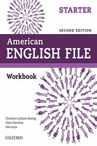 American English File 2e Workbook Starter Level 2019 Pack