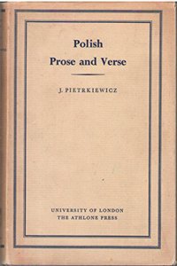 Polish Prose and Verse (London East European S.)