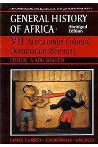 UNESCO General History of Africa, Vol. VII, Abridged Edition