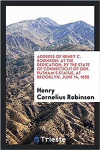 Address of Henry C. Robinson