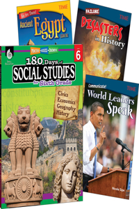 Learn-At-Home: Social Studies Bundle Grade 6: 4-Book Set