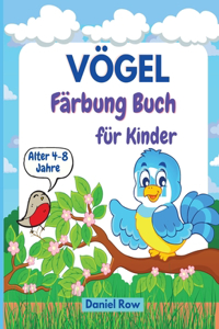 Vögel Färbung Buch für Kinder