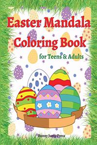 Easter Mandala Coloring Book for Teens and Adults