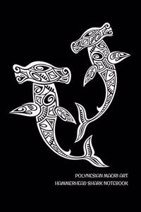 Polynesian Maori Art Hammerhead Shark Notebook