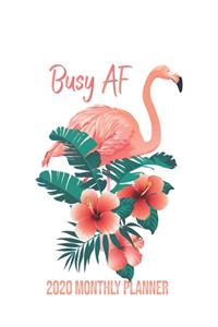 Busy AF 2020 Monthly Planner