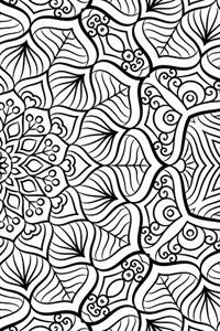 Mandala Pattern - Color My Cover Notebook